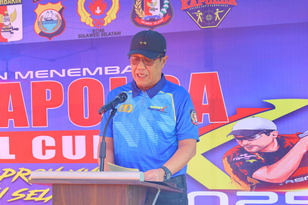 Kapolda Sulsel Buka Lomba Menembak Pra Porprov dan Kejuaraan Kapolda Sulsel Cup Tahun 2025