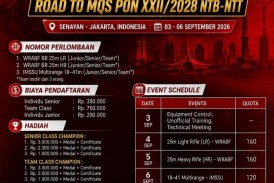 KEJURNAS MERAH PUTIH WRABF-IMSSU 2026 Road to MQS PON XXII/2028 NTB-NTT