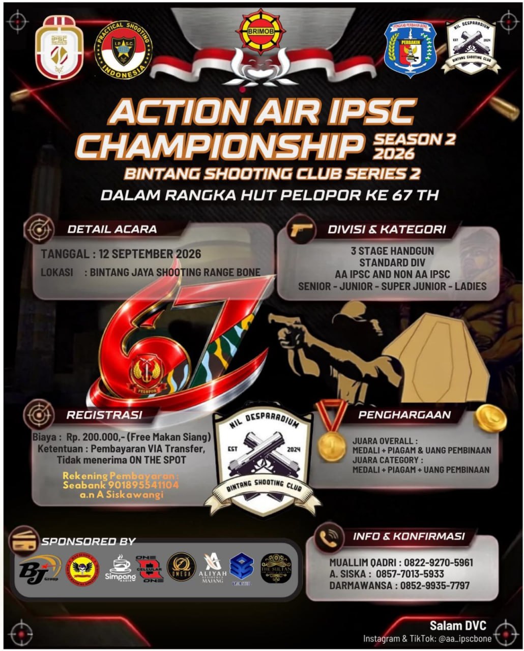 Action Air IPSC Championship Season 2 2026 Bintang Shooting Club Series 2