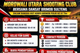 Kejuaraan Menembak Open Tournament Morowali Utara Shooting Club 2026